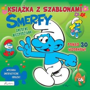 Okładka książki Książka z szablonami. Smerfy smerfne niespodzianki