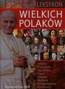 Okładka książki Leksykon wielkich Polaków