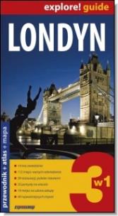 Okładka książki Londyn 3w1 Przewodnik+atlas+mapa