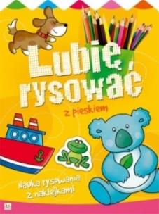 Okładka książki Lubię rysować z pieskiem. Nauka rysowania z nakl.