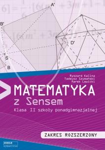 Okładka książki Matematyka LO 2 podr. ZR w.2014 Sens