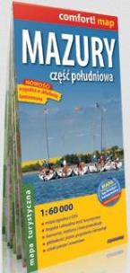 Okładka książki Mazury - cz. południowa 1:60 000 mapa turystyczna