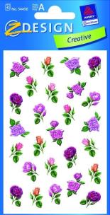 Okładka książki Naklejki papierowe -  różyczki