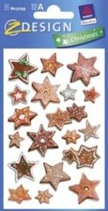 Okładka książki Naklejki papierowe premium - gwiazdki z piernika