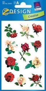 Okładka książki Naklejki papierowe - róże