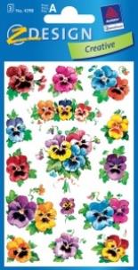 Okładka książki Naklejki z kwiatami - Bratek