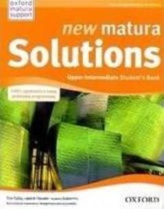 Okładka książki New Matura Solutions Upper-Intermediate Student's Book Poziom rozszerzony