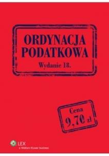 Okładka książki Ordynacja podatkowa