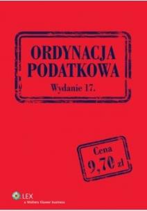 Okładka książki Ordynacja podatkowa