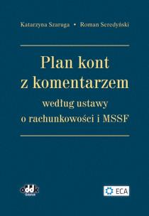 Okładka książki Plan kont z komentarzem według ustawy o rachunkowości i MSSF