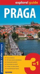 Okładka książki Praga 3w1 przewodnik + atlas + mapa laminowana