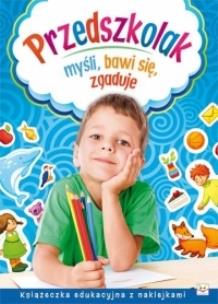 Okładka książki Przedszkolak myśli, bawi się, zgaduje