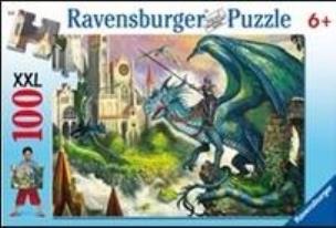 Okładka książki Puzzle 100 Smoczy jeździec