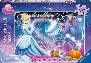 Okładka książki Puzzle 100 XXL Kopciuszek