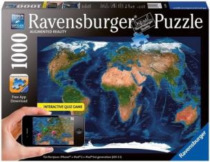 Okładka książki Puzzle 1000 Satelita Świat