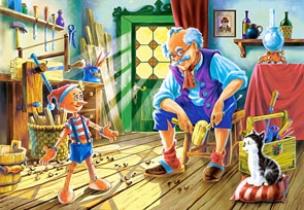 Opakowanie Puzzle 120 Pinokio CASTOR