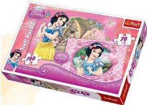 Okładka książki Puzzle 2w1 Księżniczki W oczekiwaniu na księcia