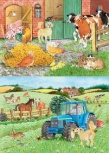 Okładka książki Puzzle 2x24 Ferma