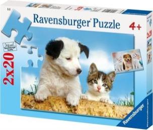 Okładka książki Puzzle 2X24 Prawdziwi przyjaciele