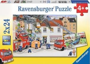 Okładka książki Puzzle 2X24 Straż pożarna