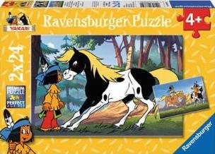 Okładka książki Puzzle 2X24 Yakari i jego przyjaciele. Mały Piorun