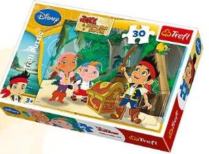 Okładka książki Puzzle 30 Jake and the never land pirates TREFL