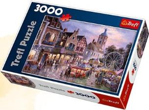 Okładka książki Puzzle 3000 Wesołe miasteczko TREFL
