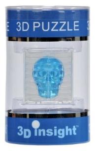 Okładka książki Puzzle 3D Czaszka niebieska