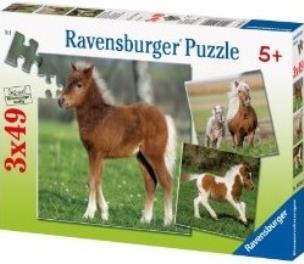 Okładka książki Puzzle 3X49 Przyjaźń kucyków