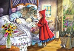Opakowanie Puzzle 40 maxi - Red Riding Hood CASTOR