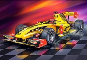 Opakowanie Puzzle 500 Bolid Wyścigowy CASTOR