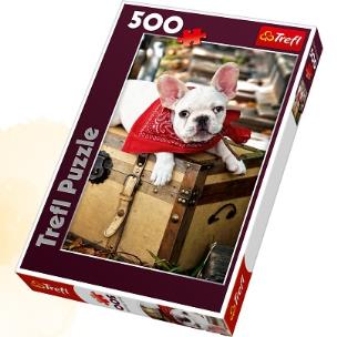 Okładka książki Puzzle 500 Mały zawadiaka TREFL