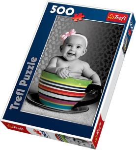 Okładka książki Puzzle 500 Ślicznotka TREFL