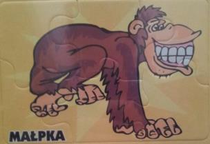 Okładka książki Puzzle 6 Małpka