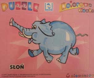 Okładka książki Puzzle 6 Słoń