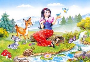 Opakowanie Puzzle 60 Królewna Śnieżka CASTOR