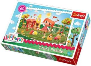 Okładka książki Puzzle 60 Lala chearleaderka TREFL