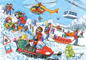 Okładka książki Puzzle 60 Mountain Rescue CASTOR