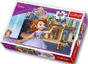 Okładka książki Puzzle 60 Przed Pałacem - Jej wysokość Zosia TREFL