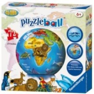 Okładka książki Puzzle kuliste 72 Globus