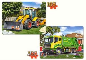 Opakowanie Puzzle x 2 - Work Trucks CASTOR