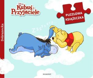 Okładka książki Puzzlowa książeczka. Kubuś Puchatek. Dobranocka