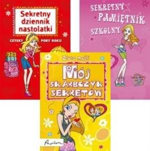 Okładka książki Sekretny dziennik + Skarbczyk + Sekretny pamiętnik