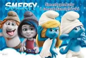 Okładka książki Smerfy. Smerfoplakaty i smerfołamigłówki