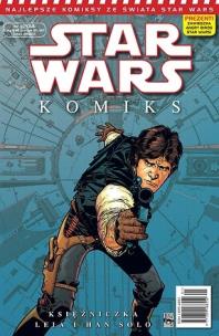 Okładka książki Star Wars komiks. Księżniczka Leia i Han Solo