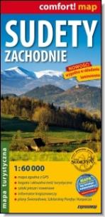 Okładka książki Sudety Zachodnie mapa turystyczna 1:60 000