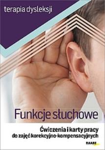 Okładka książki Terapia dysleksji Funkcje słuchowe
