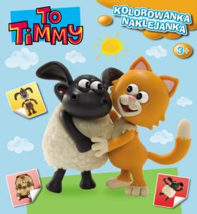 Okładka książki Timmy Kolorowanka naklejanka