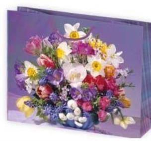 Okładka książki Torba ozdobna z motywem kwiatowym pakiet 10 szt mix