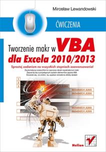 Okładka książki Tworzenie mark w VBA dla Excela 2010/2013 ćw
